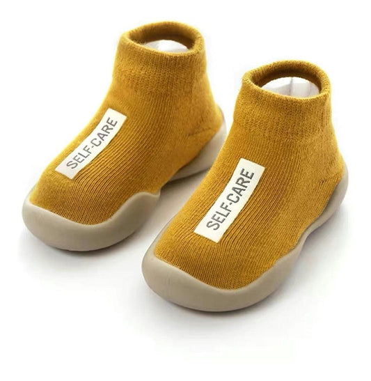 ZAPATOS MEDIA PARA BEBE ANTIDESLIZANTES - Bau Azul